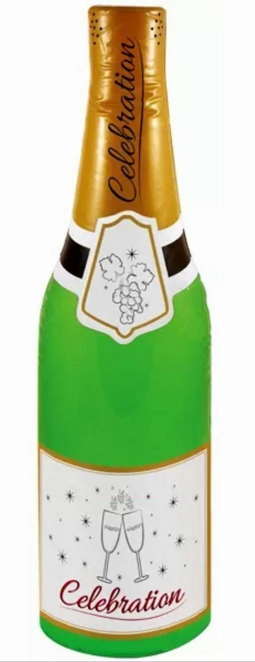 Aufblasbare aufblasbare Champagner Feier Flasche Kostüm Party Zubehör Requisite - Bild 1 von 1