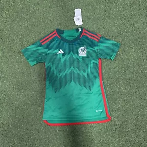 adidas Mexico Home Women's Soccer Jersey 22/23 - Picture 1 of 7