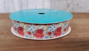 Pioneer Woman Ribbon Sweet Rose 5/8" x 3 Yards Sealed NEW - Picture 1 of 4