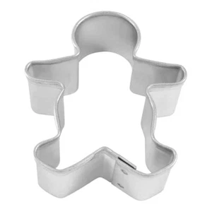 1.5'' Mini Gingerbread Boy Man Christmas Cookie Cutter Metal - Picture 1 of 9