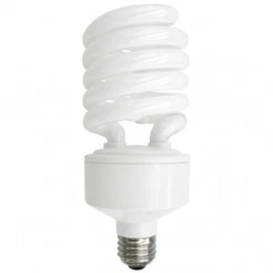 CFL Spiral Lamp Bulb 32 Watt 4100K 277V White TCP 28932H277 150W Equal NEW! - Picture 1 of 2