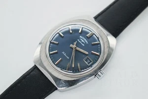 Clean Vintage Rotary Swiss Gents Automatic Wristwatch 21J New Crystal 36mm w/Box - Picture 1 of 15