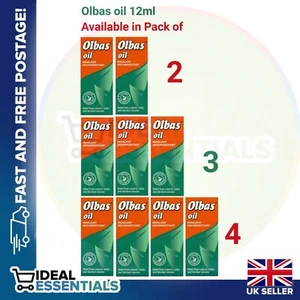 Olbas oil Inhalant Decongestant 12ml.Relief from Catarrh,Colds&Blocked Sinuses. - Picture 1 of 6