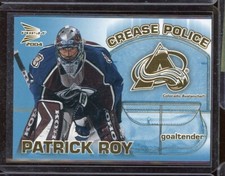 2003-04 Pacific Prism Crease Police #2 Patrick Roy
