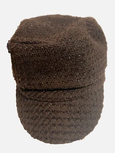 Women's Brown Newsboy Cap Hat One Size - "Made by Me" Nordstrom Brand - Picture 1 of 4