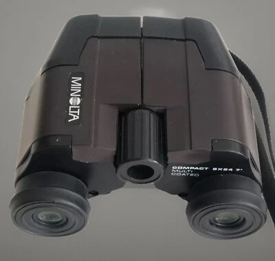 Minolta Compact 8 x 24 7° Multi-Coated Binoculars w Strap Camping-Hiking-Birding - Image 1 of 4