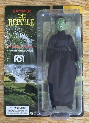 Figura de acción Mego Monsters The Reptile 8" Hammer Films Horror Wave 13 Foto 1 de 2