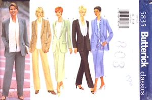 Butterick Patterns 5835 ~ Misses Jacket-Skirt-Pants-Scarf- Loose-fitting- 14-18 - Picture 1 of 4