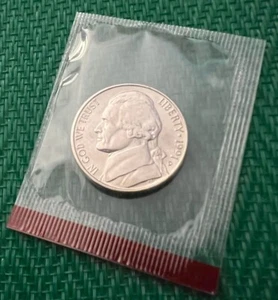 1991-D Jefferson Nickel - ORIGINALE US COME NUOVO SIGILLATO - SPEDIZIONE GRATUITA - Foto 1 di 2