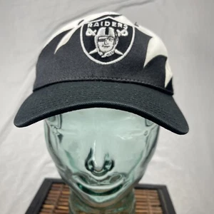 Oakland Raiders Sharktooth Hat Cap Mens Strap Back Reebok NFL Football - Picture 1 of 13