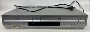 Sony DVD Player Video Cassette Recorder VCR VHS SLV-D271P Remote Powers Untested - Picture 1 of 3
