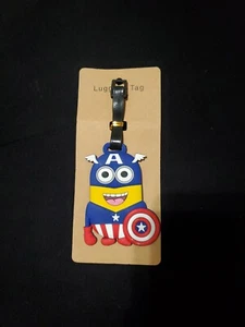 Captain American Luggage Tag New - Picture 1 of 3