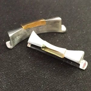 Custom BD Two Tone Watch Strap End Links To Fit Datejust II , Submariner , GMT - Picture 1 of 7