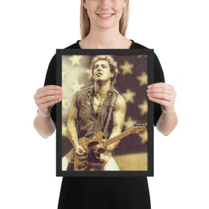 Bruce Springsteen Art Print Framed poster - Picture 1 of 1