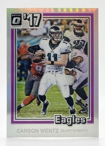 2017 Donruss Optic Tribute Holo #5 Carson Wentz Philadelphia Eagles - Bild 1 von 2
