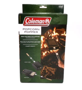 COLEMAN POPCORN POPPER OVER CAMPFIRE AND FIREPIT 2 QUART CAPACITY - Picture 1 of 4