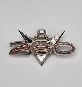 Vintage 1962 - 64 Ford Fairlane 260 V8 Fender Emblem Badge OEM - Picture 1 of 3
