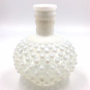 Vintage Fenton Hobnail Opalescent Milk Glass Perfume Bottle w/o Stopper - Bild 1 von 9