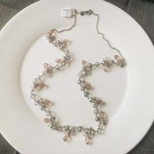 New 32" Loft Glass Beads Single Strand Necklace Gift Fashion Women Party Jewelry