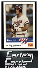 Terry Steinbach 1986 Burger King Huntsville Stars #NNO  Huntsville Stars