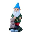 Christmas Gnomes Figurine Outdoor Dwarf Statue Garden Decoration For Landscape