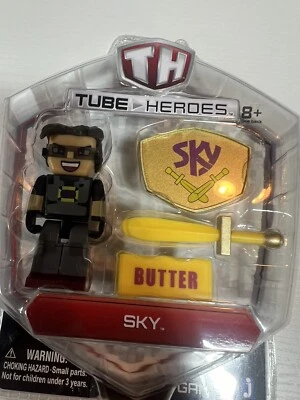 Minecraft Tube Heroes Sky Butter Action Figure Toy Set Collectible BRAND NEW - Image 1 of 4