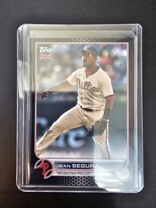 2022 Topps UK Edition Jean Segura #133 Black /125 - Picture 1 of 2