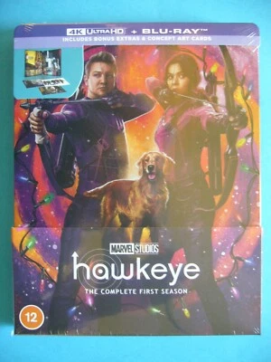 Hawkeye: The Complete First Season 4K UHD & Blu-Ray Steelbook New Sealed - Image 1 of 4