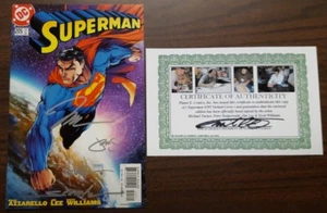 Superman #205 Variant signed Turner Steigerwald Williams & Lee with Cert of Auth - Picture 1 of 6