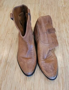 Franco Sarto Stiefel Booties Waco braun Leder kurz Cowgirl Damengröße 7 M - Bild 1 von 6