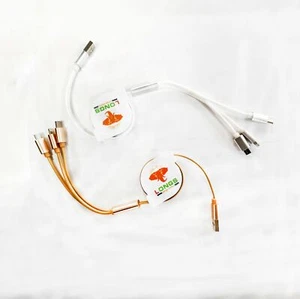 Kostenloser Versand USB-Kabel Universal Ladedatenleitung TP-C Multifunktion drei in einem - Bild 1 von 7