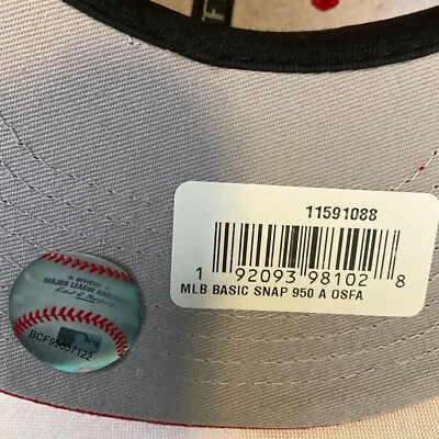 9 Fifty California Angels Baseball Hat Adult Unisex One Size New Era Snapback - Image 1 of 4