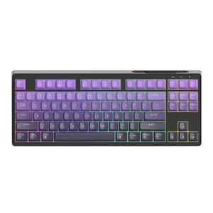 Wireless Dual Mode TKL Membrane Gaming Backlit Silent Keyboard for PC/MAC - Picture 1 of 48