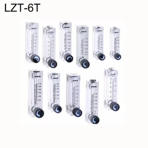 1/4" BSP Female PMMA Gas Flowmeter Air Flow Meter Square Rotameter LZT-6T - Picture 1 of 23