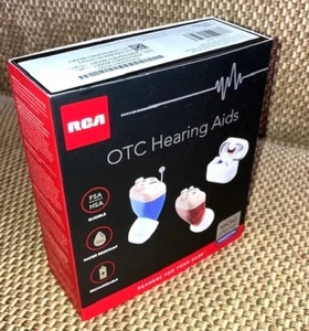 RCA RSH30BG Rechargeable OTC Hearing Aids Pair In-Ear with Case & Accessories - Picture 1 of 12