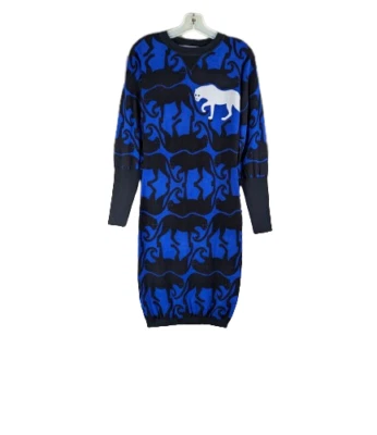 Jean-Charles de Castelbajac Paris Tiger print bodycon Sweater Dress Size S NWT! - Image 1 of 4