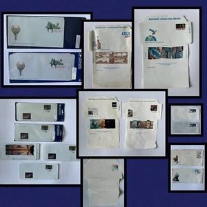 Lot of (59) USPS Aerograme Air Mail Sheets - Many Sealed or Not Folded #UC53-65 - Picture 1 of 13