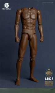 1:6th Scale WorldBox Black Spider Man Muscular Fitness Action Figure Body AT032 - Picture 1 of 6
