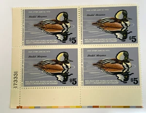 United States Duck Stamp Plate Block RW45 & RW 46 MNH - Picture 1 of 2