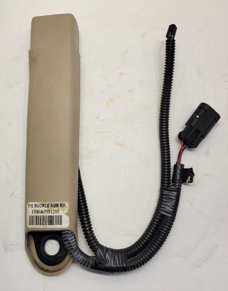 06-11 Buick Lucerne Front Right Passenger Seat Belt Buckle Latch OEM 19149461 - Image 1 of 4