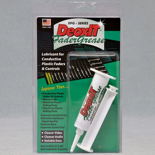 CAIG LABORATORIES DeoxIT® Fader Grease 8g syringe - Brand new