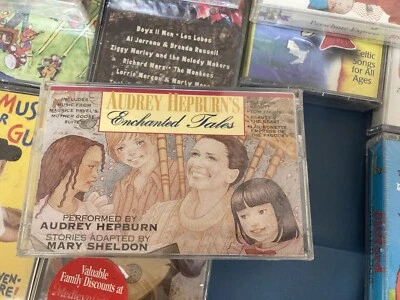 Audrey Hepburn's Enchanted Tales Sleeping Beauty, Tom Thumb Audio Cassette New - Image 1 of 3