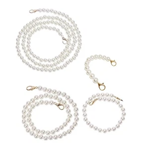 4 pezzi borsa perle catena cinghia borsa decorativa catena di ricambio fai da te borsa cinghia - Foto 1 di 12