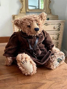 Boyds Bears Plush Meredith K. Pattington Mohair Bear Collection 14” Teddy Bear - Picture 1 of 8