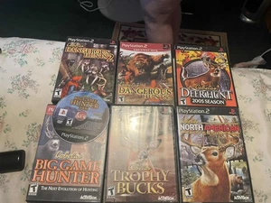 PS2 Cabela's Hunting Lot: Deer Hunt 2005 Season, Big Game Hunter, Dangerous Hunt - Picture 1 of 1