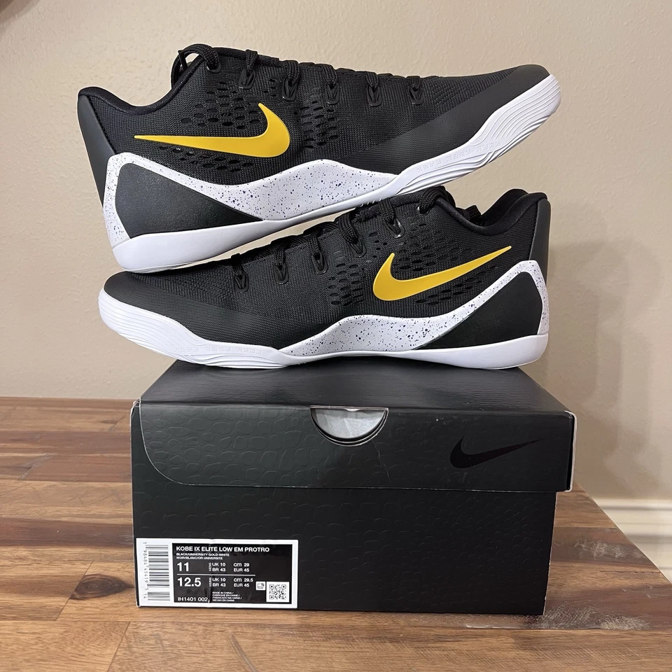 Nike Kobe 9 EM Protro TB Lakers Away 11 AUTHENTIC - image 1 of 4