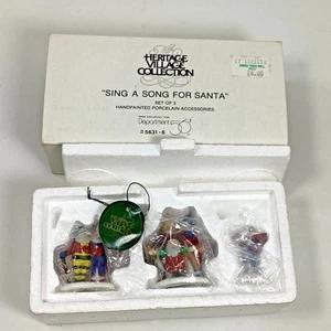 DEPT 56 Sing A Song For Santa Heritage Village North Pole Christmas 5631-6 - Bild 1 von 7