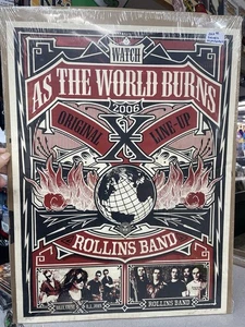 Rollins Band Signed And Numbered Poster- 18 X 23.5 Inches - Picture 1 of 6