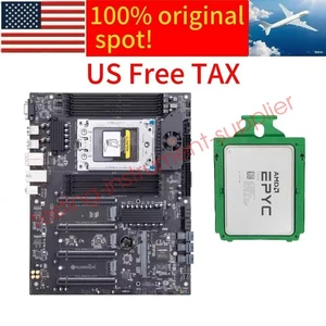 AMD EPYC 7642+SouthChina H12D-8D sp3 2.3GH 48 core 96 threads motherboard+CPU - Picture 1 of 5