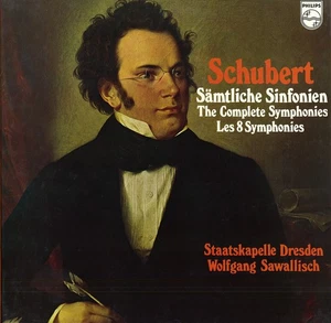 5LP Box SCHUBERT 8 Symphonies SAWALLISCH SK Dresden PHILIPS 6747491 HB1 1966-67 - Picture 1 of 3